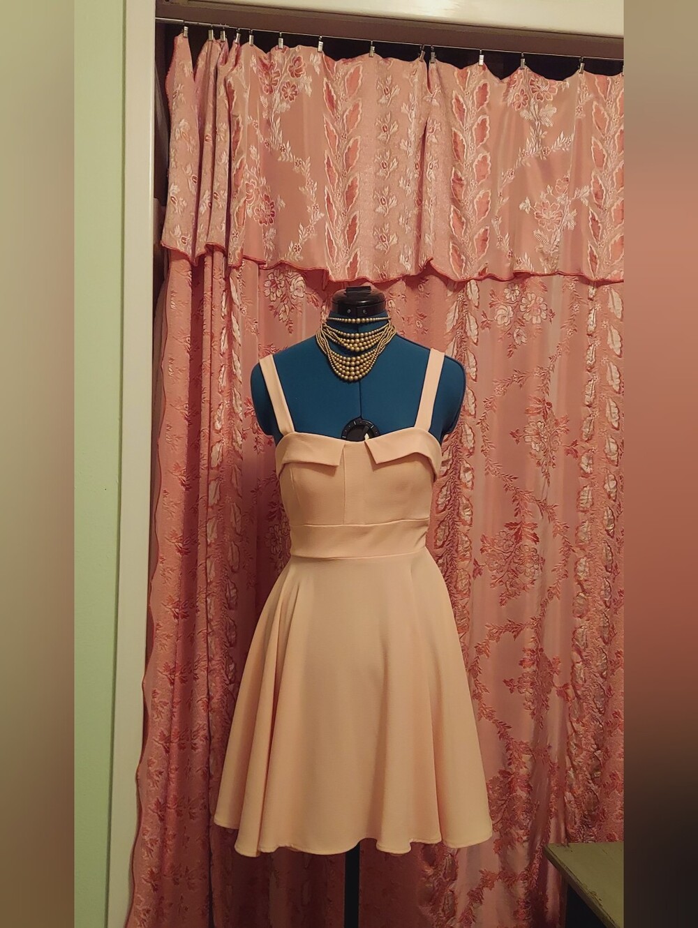 Ixia Poshmark Retro Style Fit n Flare Ballet Pink Dress